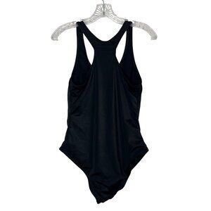 Serra One Piece Swimsuit Womens Large Black New Racerback
